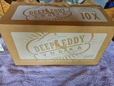 Case Of Deep Eddy Vodka Dive In 10x Mason Jar Glass Austin TX