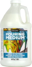 DecoArt Pouring Medium 64 Fl Oz for Acrylic Pouring Art Supplies