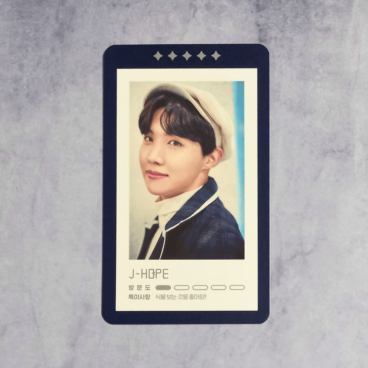 BTS 5th Muster Magic Shop Seoul Official Guestbook Card - J-Hope