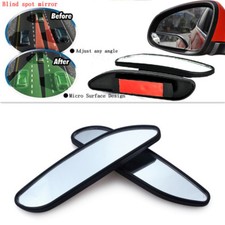 2 Pcs Car Side Rearview Blind Spot Convex Interior Exterior Auxiliary Mirror