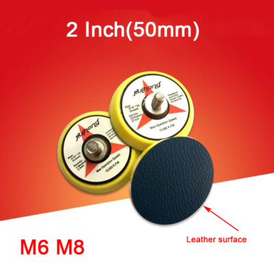 2 inch 50mm Sanding Polishing Backing Pads M6 M8 Thread for Discs Air Sander