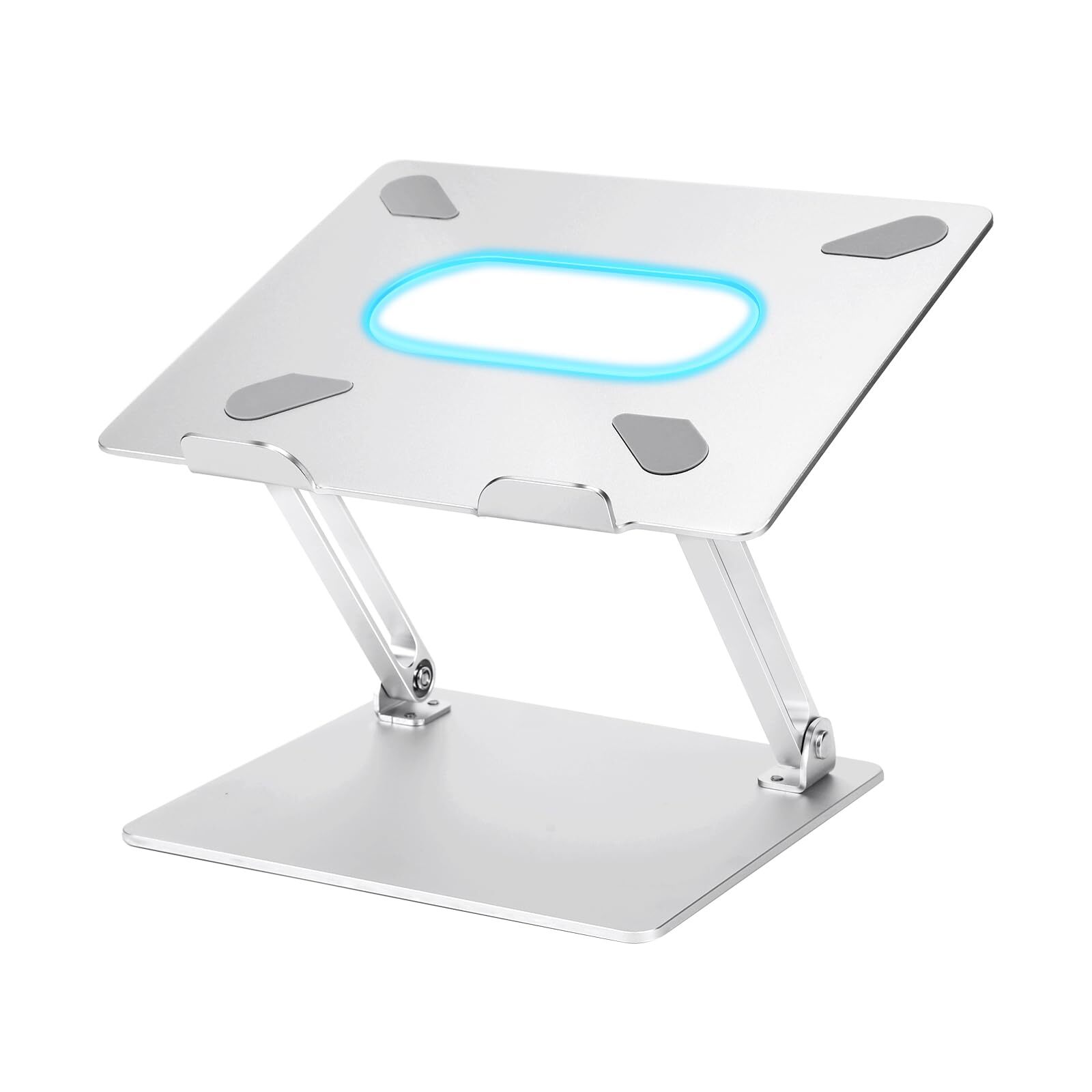Adjustable Ergonomic Aluminum Laptop Stand for Desk with Cooling Vent