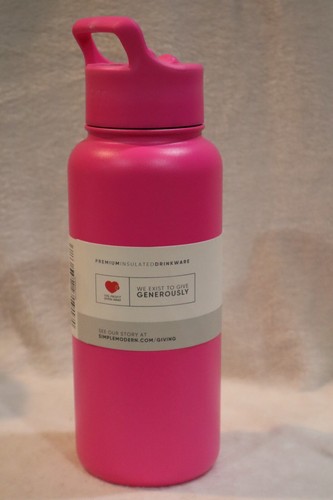 Botella de agua Summit Simple Modern rosa 32 oz - Imagen 3 de 5