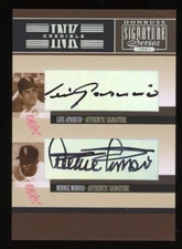 2005 Donruss Signature Series Inkcredible #IS-21 Luis Aparicio Minoso Auto