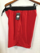 Athletic Works Mens Sizes S,2XL Woven Shorts 9" Inseam Red new