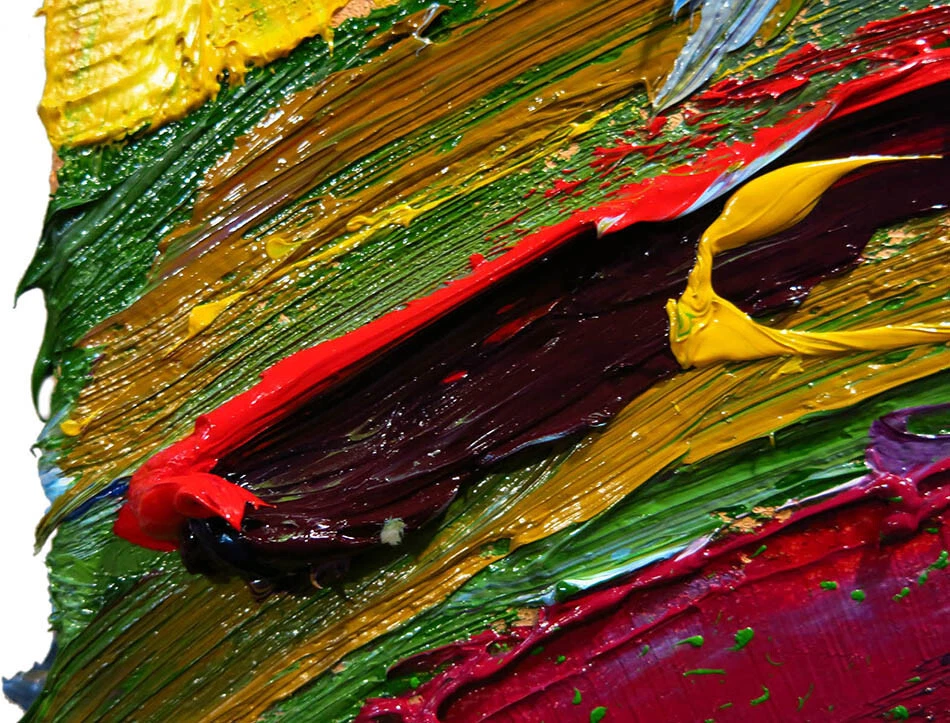 LANDSCAPE OIL█PAINTING█VINTAGE█IMPRESSIONISM█ART█SIGNED ABSTRACT ORIGINAL THICK - Image 4 of 4