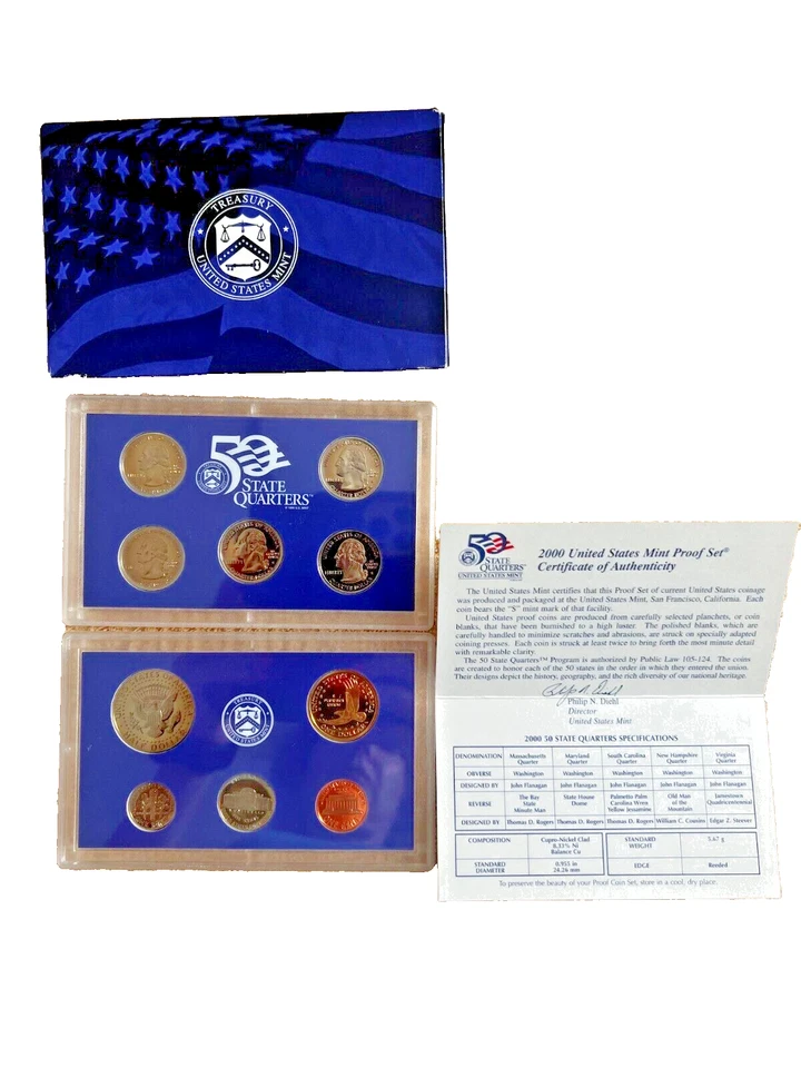 USA 2005 MINT PROOF SET UNC - Image 2 of 4