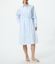Genuine UNIQLO Bow Tie Dress (Short Sleeve) LIGHT BLUE WOMEN