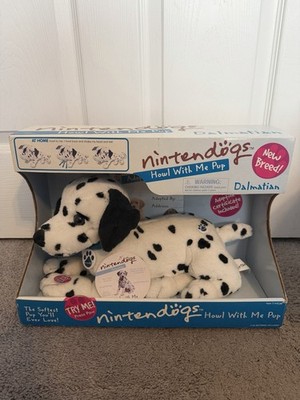 Nintendogs Dalmatian Howl With Me Pup Stuffed Plush Dog 2007 Nintendo Brand New 