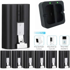 Rechargeable Battery Pack for Ring Video Doorbell 2 3 3+ 4 Spotlight Camera Lot