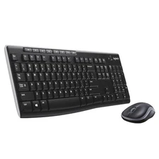 Logitech MK270 Wireless Keyboard And Mouse Combo For 2.4 GHz Wireless - Black