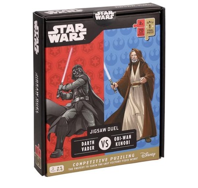 Star Wars Force Battle Darth Vader vs OBI Wan Kenobi 2 70 pcs Jigsaw Puzzle Duel