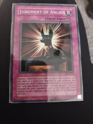 Yugioh - Judgment of Anubis 1st Edition - DCR-105 Secret Rare Holo