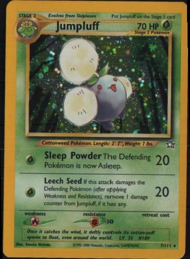 Jumpluff Unlimited Holo Rare Neo Genesis 007/111 NM
