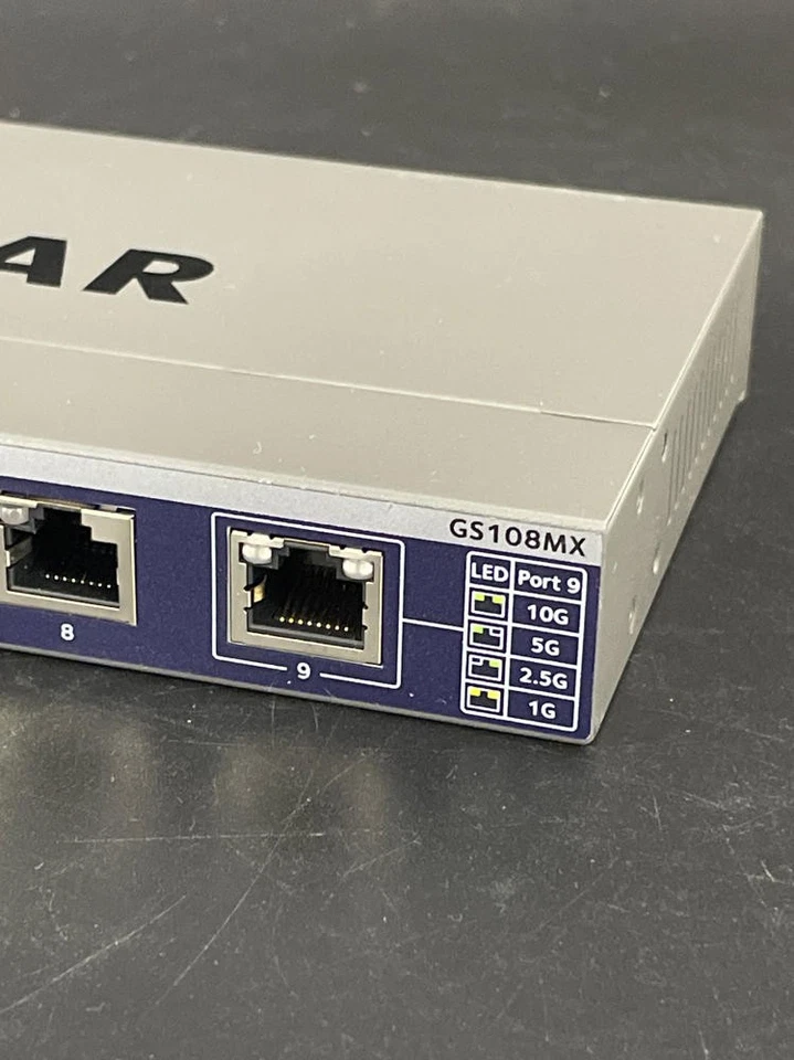 NETGEAR 8-Port 1G/10G Multi-Gigabit Ethernet Unmanaged Switch (GS108MX) - Image 3 of 4