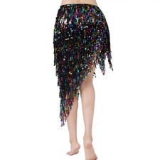 Bellydance Skirt Belly Dance Long Tassel Outfits Women Dance Wear Accessories