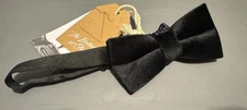 The BROTHERS AT OTAA  Men’s Adjustable Suit Bow Tie Black Velvet NEW!