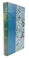 E. ZOLA  POUR UNE NUIT D'AMOUR ILL. G. PICARD 1896 BOREL LOTUS BLEU RELIURE CUIR