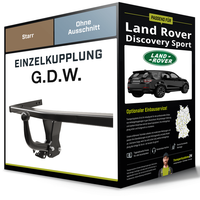 Starre AnhäNgerkupplung für Land Rover Discovery Sport 02.20- II Typ L550 G.D.W.