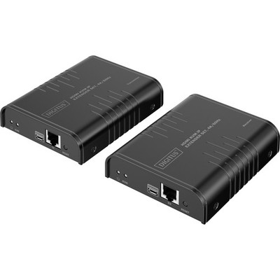 Digitus HDMI KVM IP Extender Set, KVM-Switch, schwarz