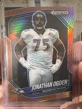 2025 Panini Prizm Black Jonathan Ogden #7 Football Prizm 23/225 Ravens