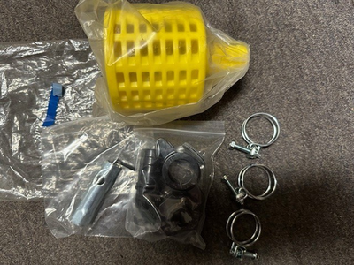 #ad Honda 1quot; yellow Trash Pump Strainer w garden hose hook ups $29.99