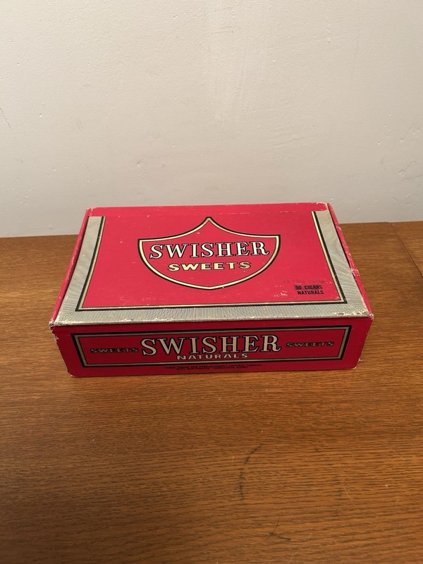 Vintage (1960s) Swisher & Son "Swisher Sweets" Cigar Box Empty