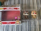 Funko Chip & Dale Pop Vinyl Disney Flocked 2017 Summer  Exclusive (USED)