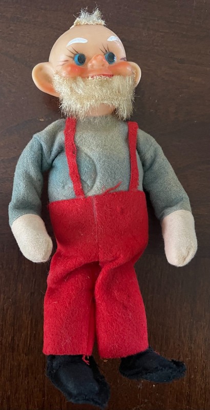 1960's  6" Elf Dwarf / Vintage 