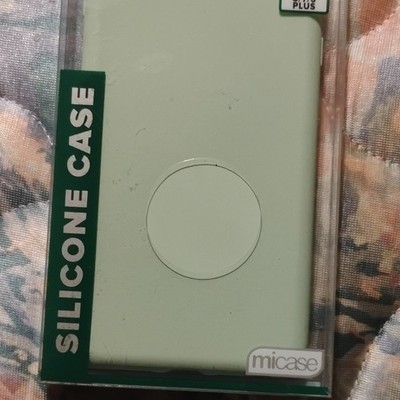 micase Slim Green Silicone Case for Apple iPhone 8 Plus 7 Plus 6 Plus