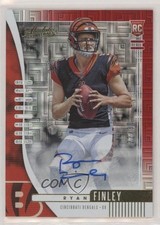 2019 Panini Absolute Rookie Red Squares Signatures 22/30 Ryan Finley Auto 0l1