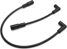 2 Pcs 8.8mm Spark Plug Wire (Black), Replacement for Davidson Big Twin FXD 1999