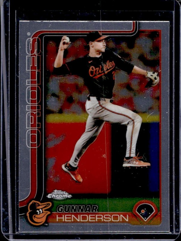 2025 Topps Chrome Gunnar Henderson #213 Orioles