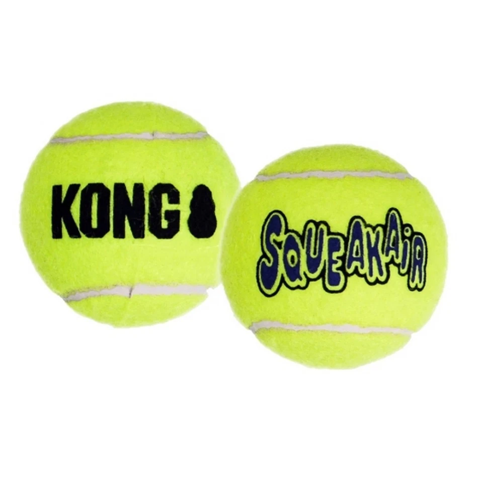 KONG AirDog Squeakair Tennisball und Quietscher S 3-Pack - Bild 2 von 2