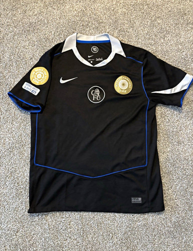 Replica Nike Chelsea FC Dri-FIT Soccer Jersey Men’s M Black/Blue - Men’s M