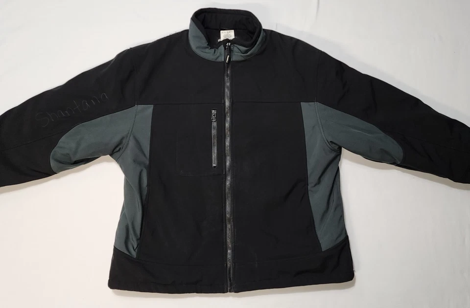 Chaqueta Softshell Aislada Refrigiwear Negra/Oliva Oscura Estilo 0490R Talla XL Foto 2 de 4