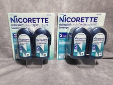 2x Nicorette Sugar Free Lozenge Ice Mint Flavor 2mg 80 Lozenges New Exp 05/2028