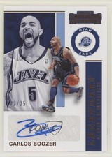 2019-20 Panini Contenders Legendary Bronze 22/25 Carlos Boozer #LC-CBZ Auto s3g