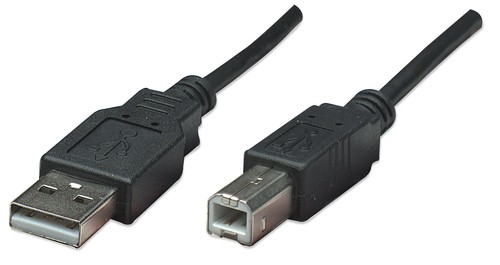 Manhattan Usb-A To Usb-B Cable 0.5M Male To Male 480 Mbps Usb 2.0 Hi-Speed Usb B