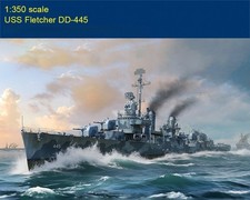 Trumpeter 65309 1/350 Scale USS Fletcher DD-445 Destroyer Assembly Model Kit