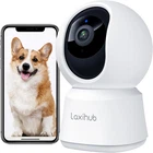 360° View 2K Pet Camera with Phone App, Indoor Security Camera, P2T Baby Monitor