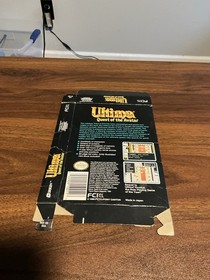 Ultima: Quest of the Avatar Nintendo Entertainment System NES Box Only NO GAME