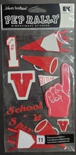 Jolee's Boutique Pep Rally Dimensional Stickers-Go Team-School Spirit