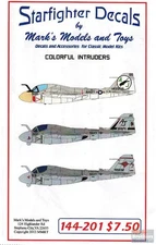 SFD144201 1:144 Starfighter Decals - Colorful A-6 Intruders VA-35 VA-65 VA-36