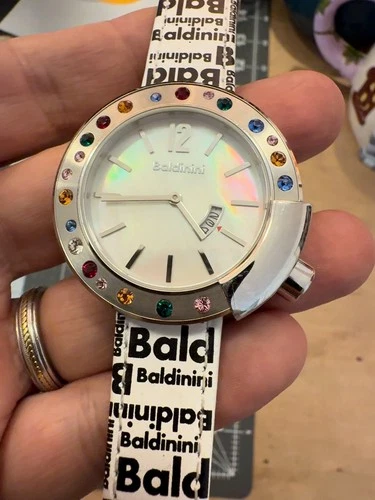 Baldinini Women's Watch Jeweled Bezel Mother of Pearl Dial Quartz - product listing photo
