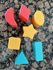 Playskool Toy Shape Sorter Matching Learning Cube Replacement Shapes Set Of 7