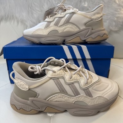 Adidas Men's 6 Originals Ozweego Shoes Wonder White/Wonder White ID7965