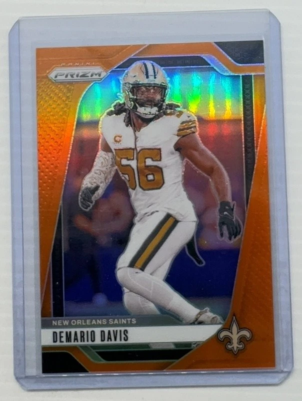 2024 Prizm Demario Davis Orange Prizm #73/249 Saints