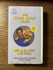 The Foam Book Video Nip & Tuck Method Rare Special Interest VHS Greg Seal Puppet
