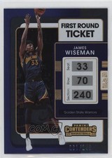 2021-22 Panini Contenders 1st Round Ticket 61/149 James Wiseman #30 1u6